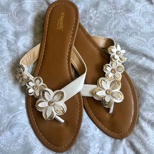 Flowery sandals